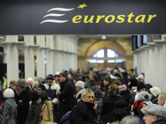 Telediario 1 - Caos en el Eurostar
