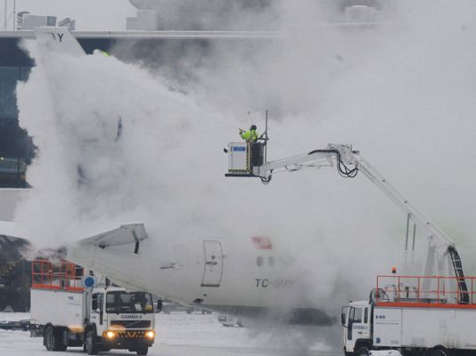 Caos en el transporte aéreo