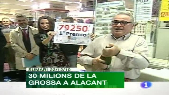 L'informatiu - Comunitat Valenciana - L'Informatiu Comunitat Valenciana - 22/12/10