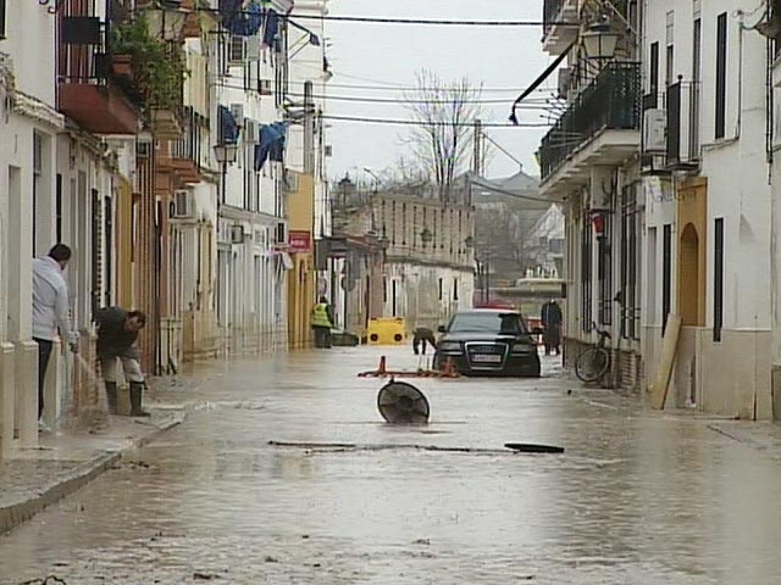 Telediario 1: La lluvia castiga a Andalucía | RTVE Play