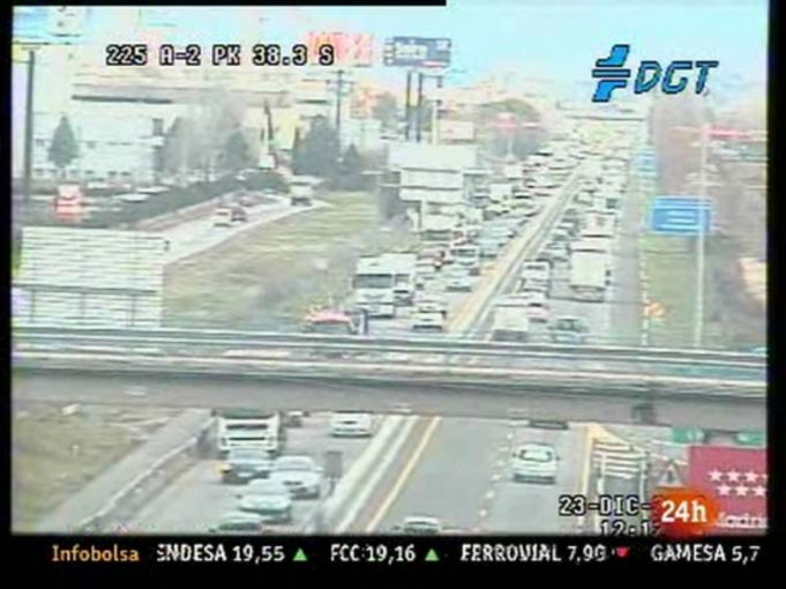 Tráfico prevé más de 16,5 millones de desplazamientos en coche durante las fechas navideñas.