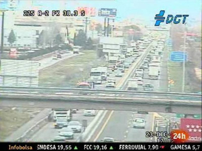 Tráfico prevé más de 16,5 millones de desplazamientos en coche durante las fechas navideñas. 