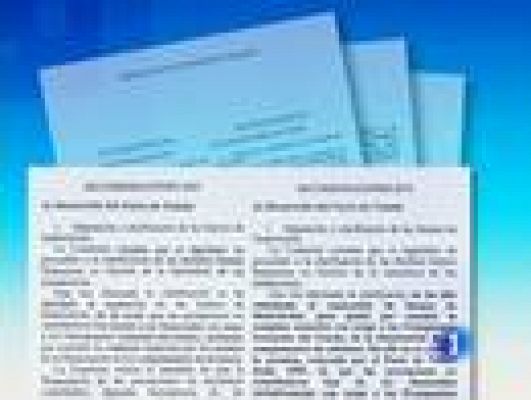 Telediario 1 - Sin acuerdo en el punto polémico