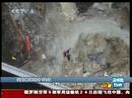 Un anciano, rescatado en China