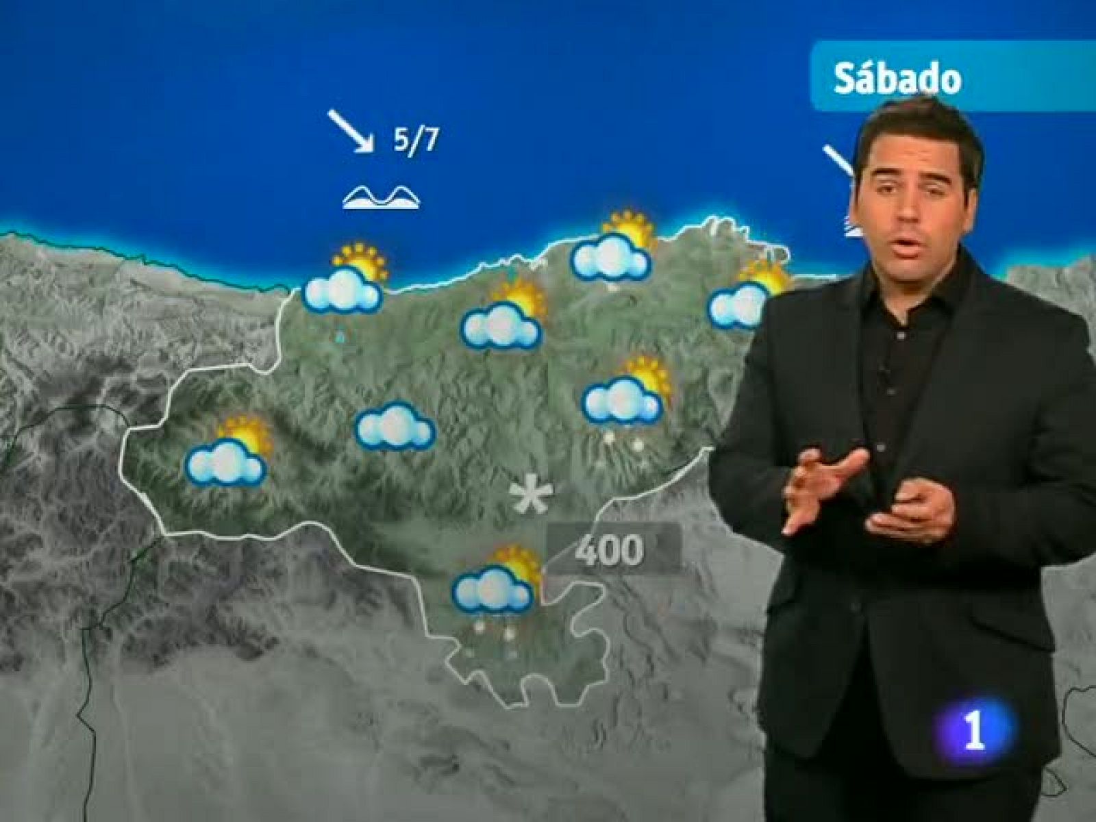 El tiempo en la Comunidad de Cantabria - 24/12/10