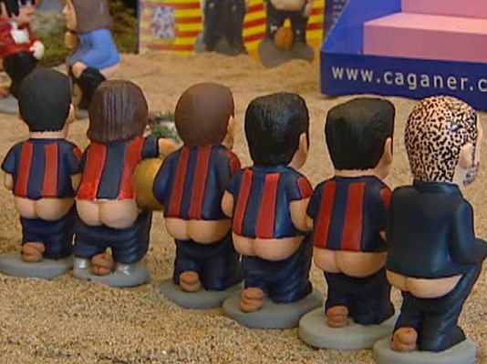 El 'caganer' de Messi, el más vendido