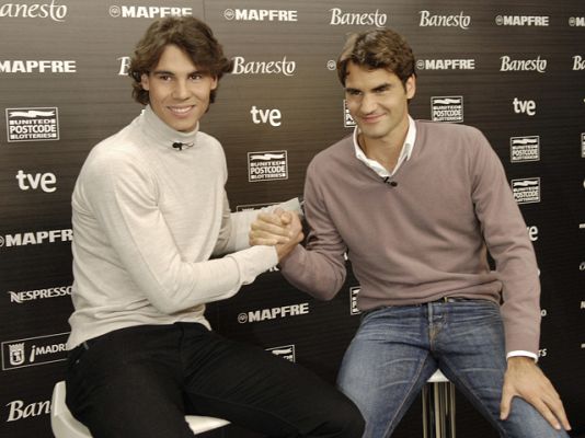 Nadal y Federer, solidarios en TVE
