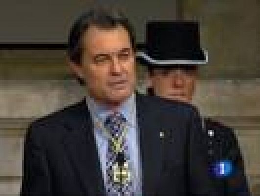 Telediario 1 - Artur Mas toma posesión