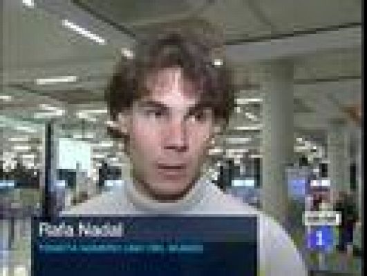 Telediario 1 - Nadal pone rumbo a Abu Dabi