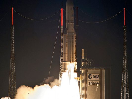 Despega el cohete Ariane-5