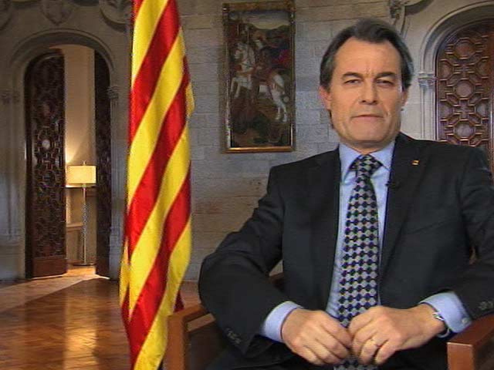 Artur Mas pide a los catalanes "sacrificios" para "levantar el vuelo" y salir de la crisis