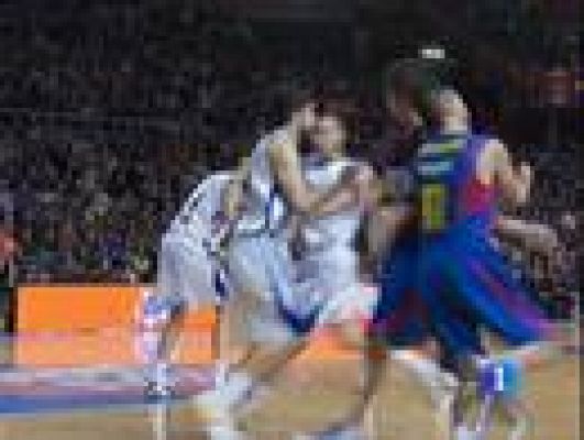 Telediario 1 - El Barça destroza al Madrid 95-75