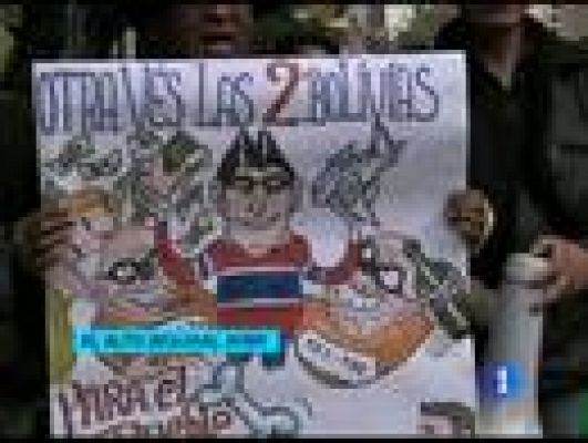Telediario 1 - Protestas en Bolivia