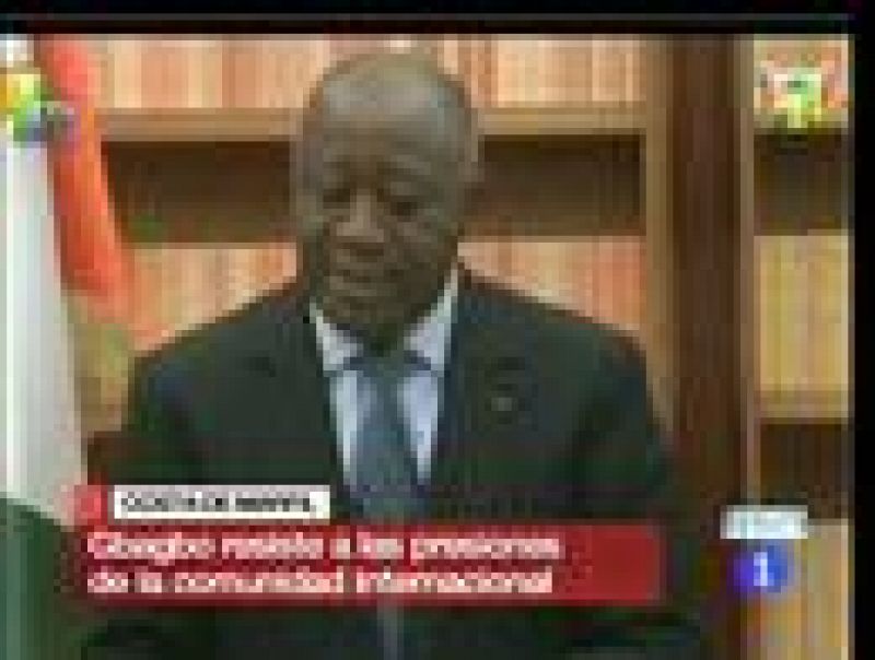 Laurent Gbagbo asegura que no va a ceder a las presiones de la comunidad internacional