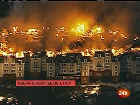  - Espectacular incendio en New Jersey