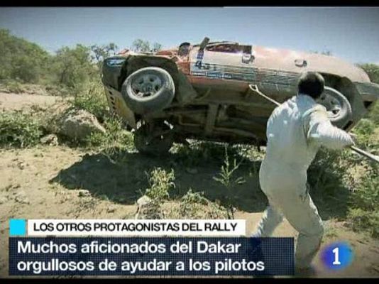 Dakar - Los aficionados ayudan en el Dakar