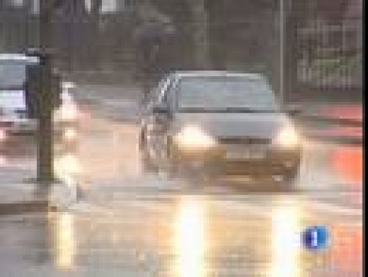 Telediario 1 - Pontevedra inundada