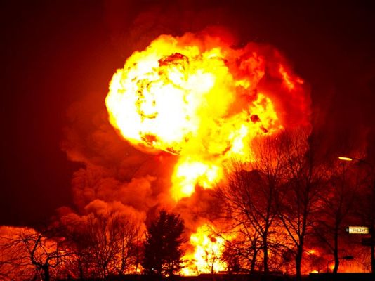  - Espectacular incendio en Holanda