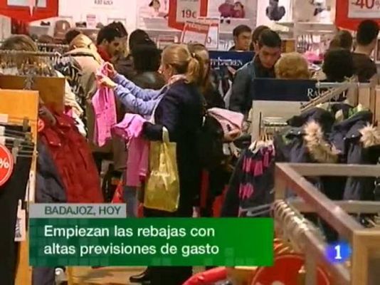 Noticias de Extremadura - Extremadura en 2' - 07/01/11
