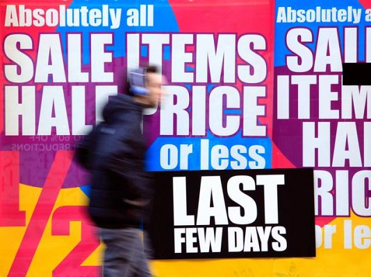 Telediario 1 - De rebajas en Londres y Nueva York