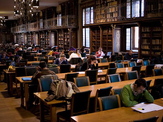 Telediario 1 - Blibliotecas llenas