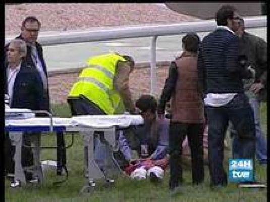 Dramático accidente en el hipódromo