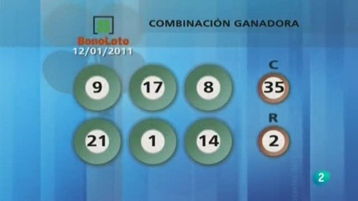 Loterías - Sorteo de la Bonoloto - 12/01/11