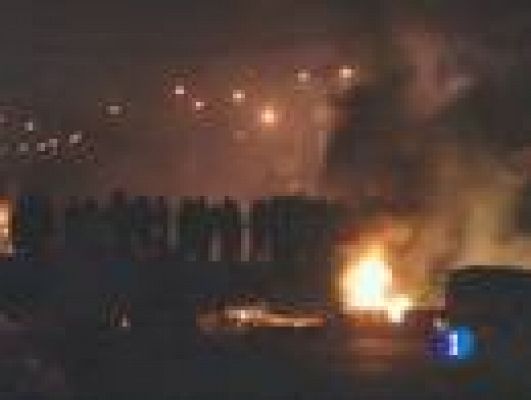 Telediario 1 - Disturbios en Túnez