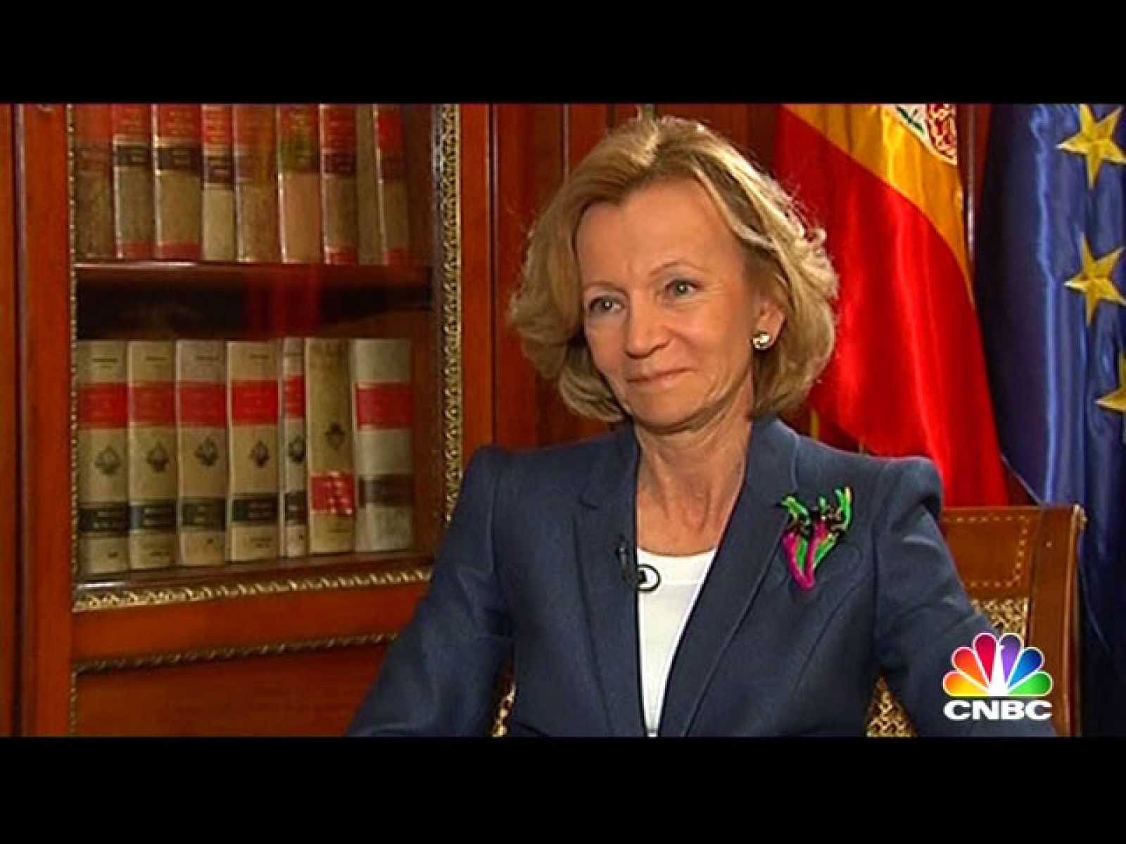 Elena Salgado insiste en la solvencia de la economía española | Ver