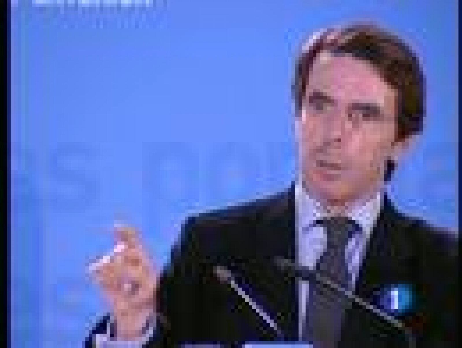 Telediario 1: Críticas de Aznar al Gobierno | RTVE Play