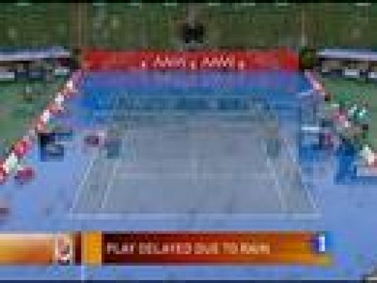 Telediario 1 - El temporal atrasa el Abierto de Australia