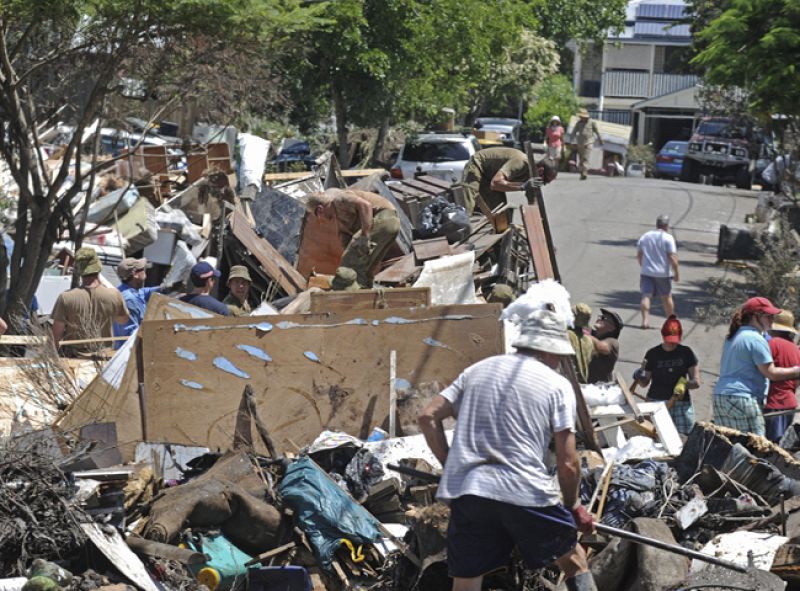 En Australia, el temporal se desplaza al sureste del país