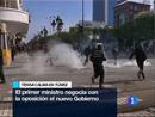 Telediario 1 - Telediario 1 en 4' - 17/01/11