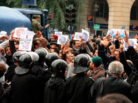 Nuevo día de protestas en Túnez