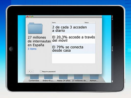 Telediario 1 - Crece el número de internautas