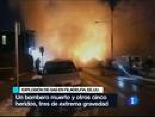 Telediario 1 - Explosión de gas en Filadelfia