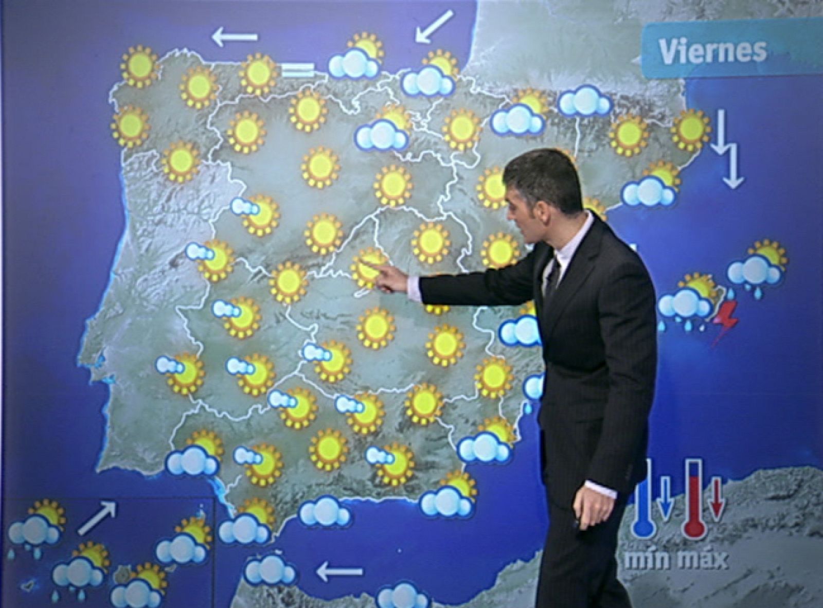 Bajada de las temperaturas en el noreste peninsular y Galicia