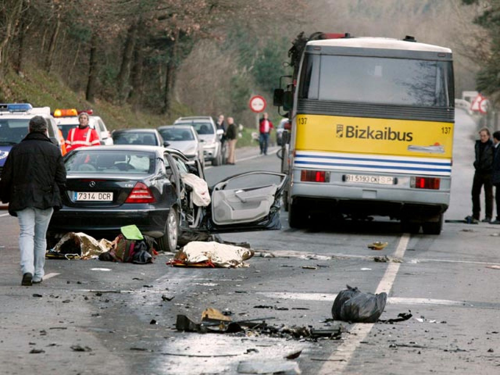 Telediario 1: Grave accidente tráfico en Vizcaya | RTVE Play