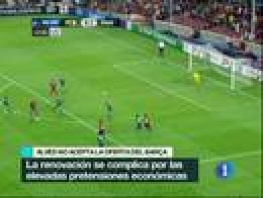 Telediario 1 - Alves rechaza la oferta de renovación