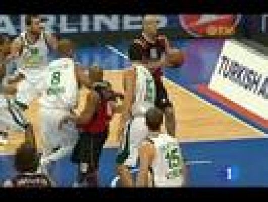 Telediario 1 - Las mejores jugadas de la Euroliga