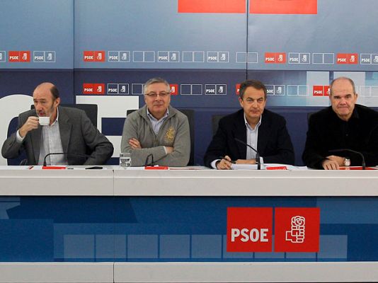  - Zapatero se reúne con sus barones