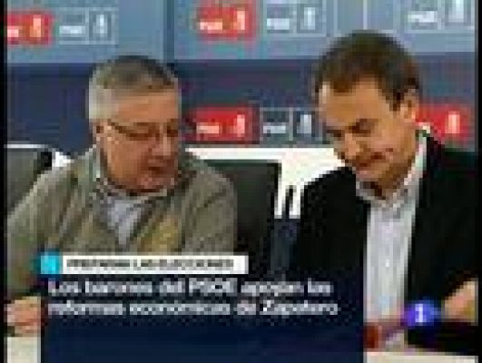 Telediario 1 - Telediario 2 en 4' - 22/01/11