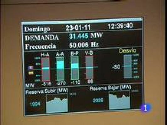 Telediario 1 - Los efectos del frío