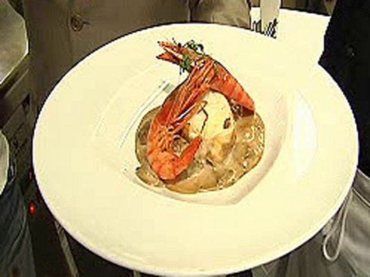 RTVE Cocina - Rape con setas y gambas