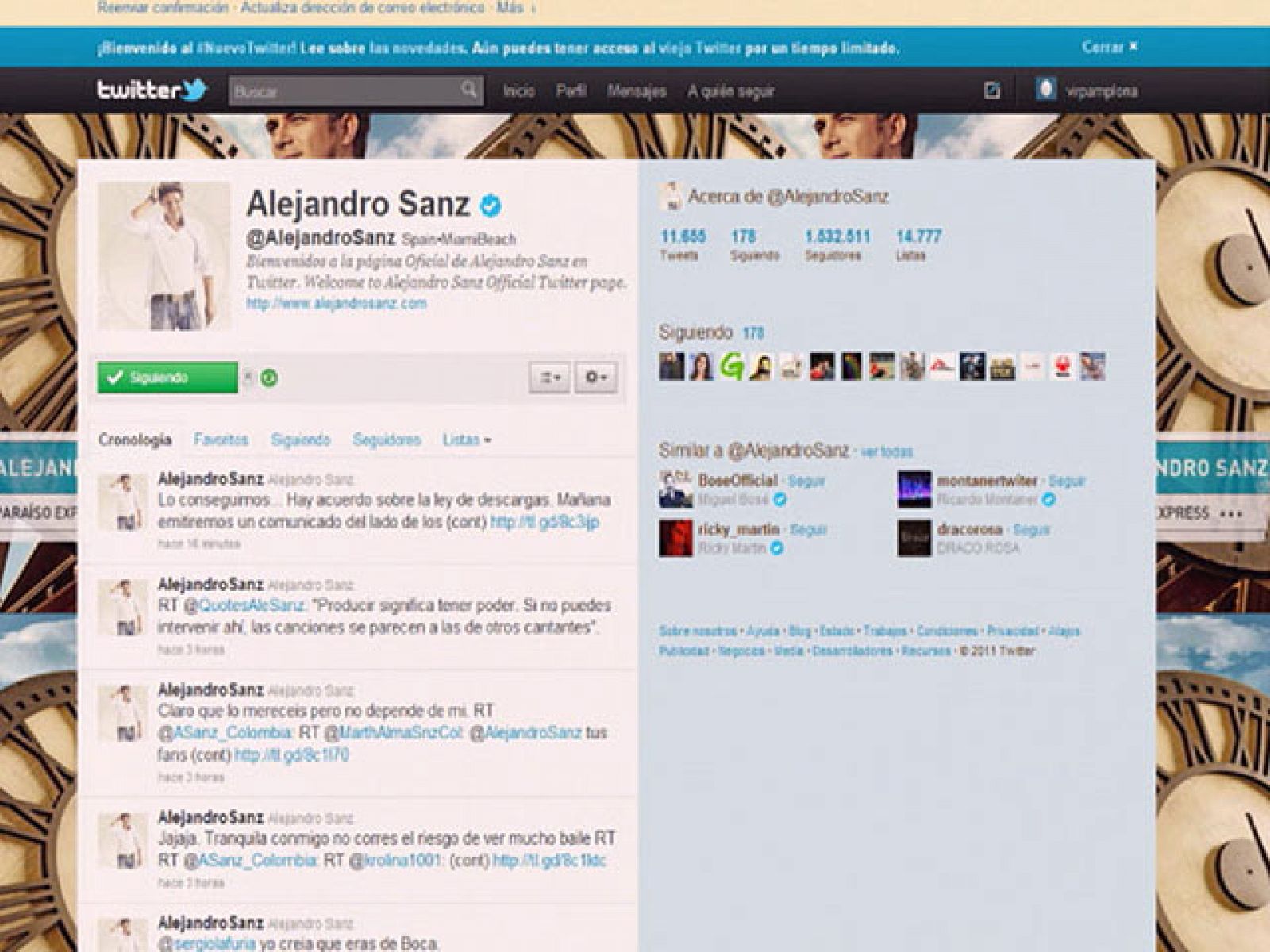 TVE ha hablado con la asociación de internautas que ha calificado de atropello el acuerdo de seguir adelante con le Ley. Por otro lado, artistas como Alejandro Sanz han utilizado Twitter para aplaudir la decisión.
