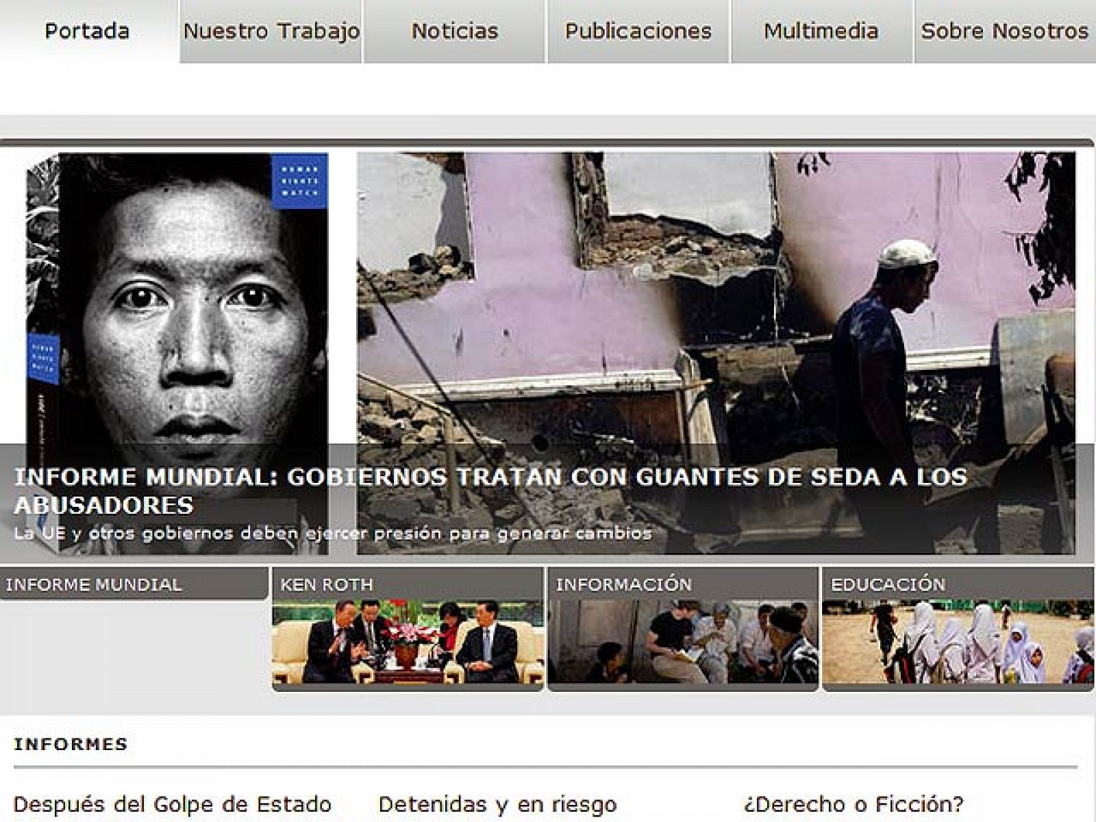 Telediario 1: Informe de Human Rights Watch | RTVE Play