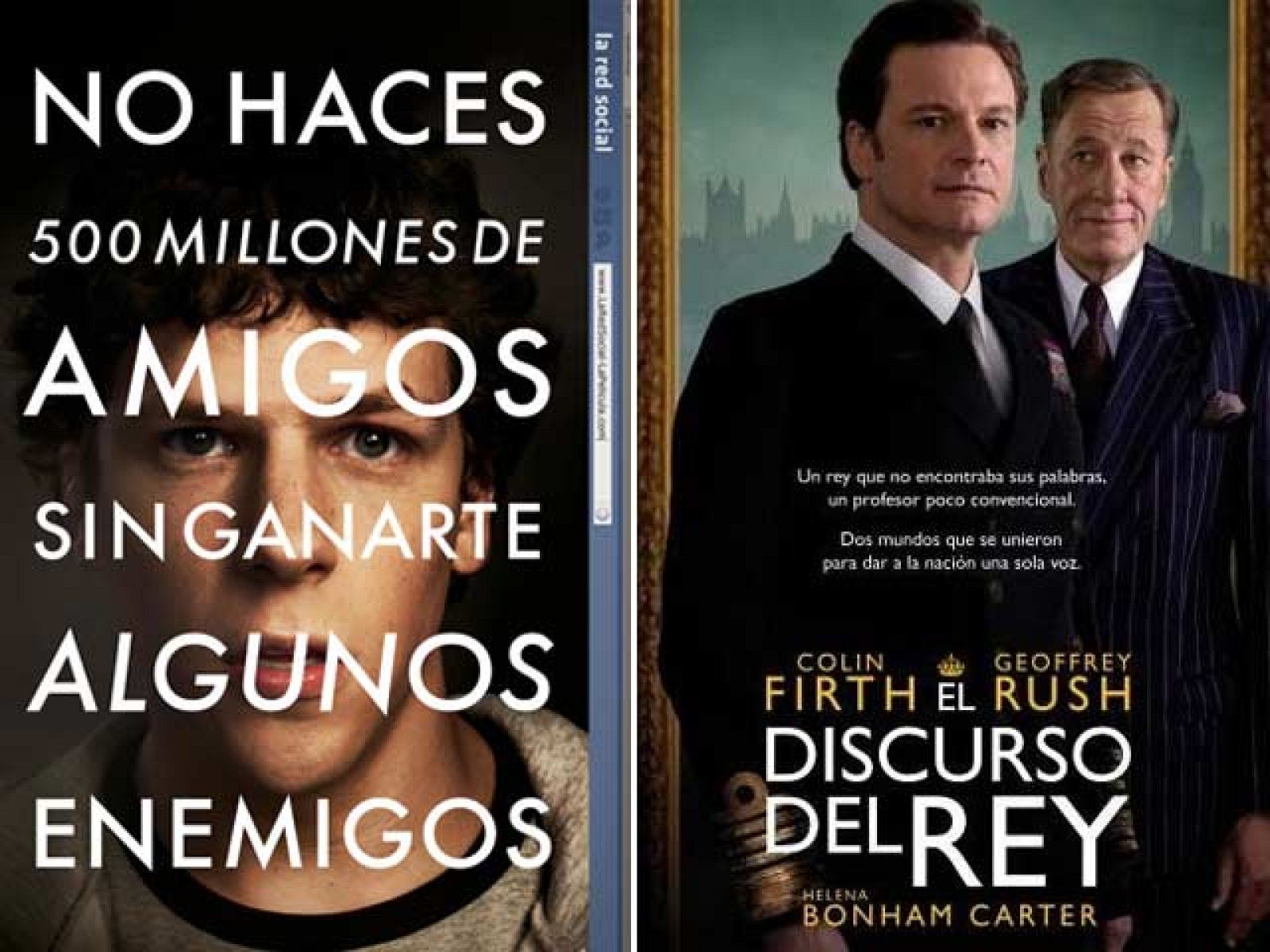 'El discurso del rey' y 'La red social', favoritas ante las nominaciones a los Oscar - Informativo 24h | Ver