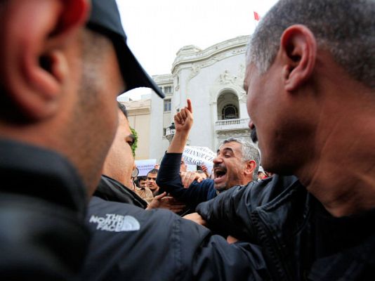 Nueva día de protestas en Túnez