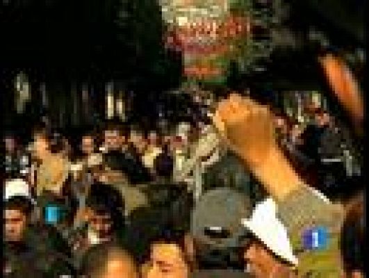 Telediario 1 - Enfrentamientos en Túnez