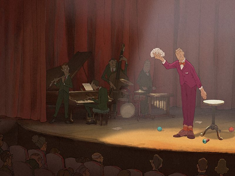 L'Illusionniste es una película animada de Sylvain Chomet, nominada al Oscar. El director ya fue finalista en la misma categoría por 'Bienvenidos a Belleville' (2003)